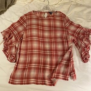 Plaid top